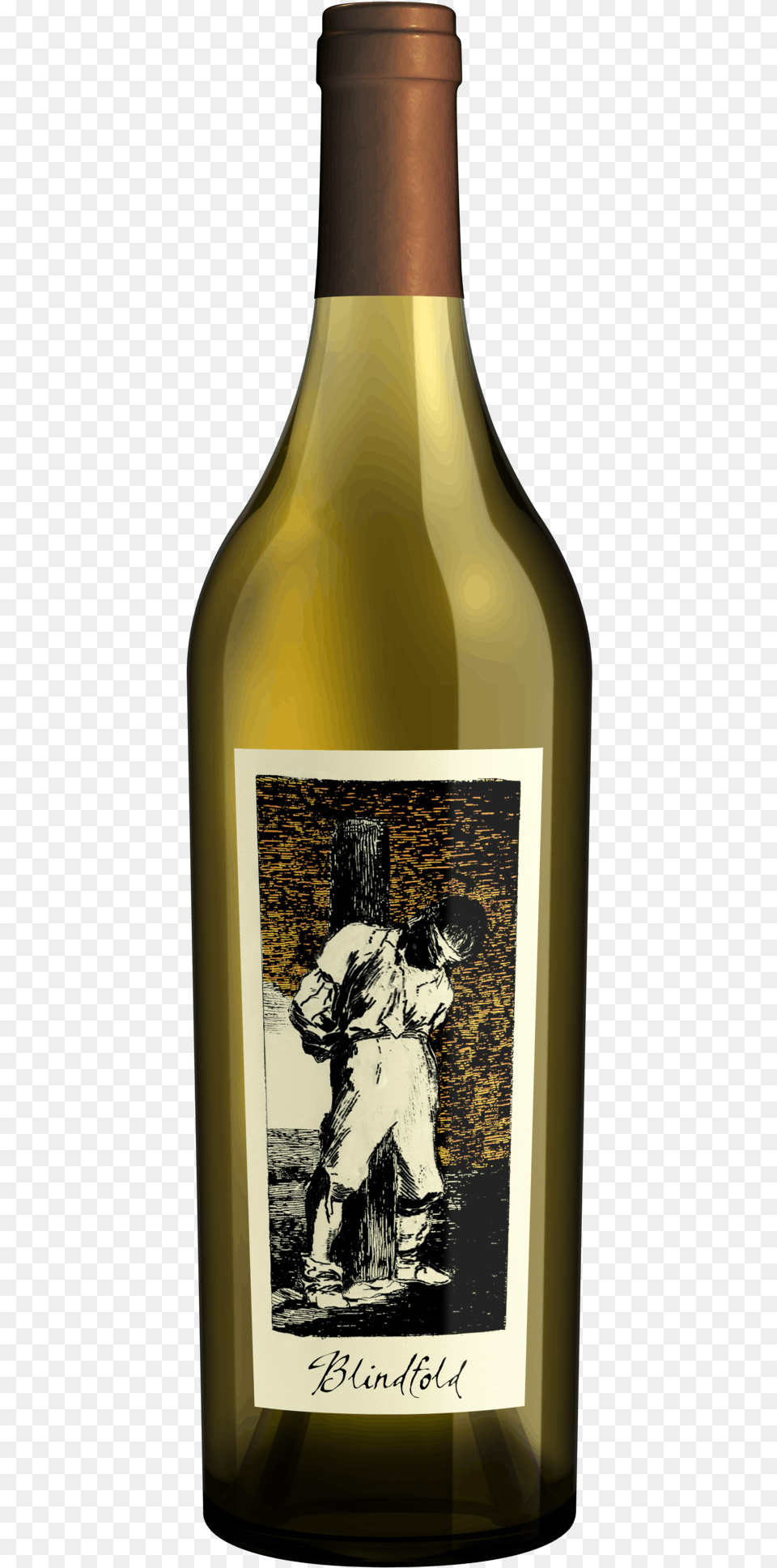 The Prisoner Wine Company Blindfold White Prisoner Blindfold White Blend, Bottle, Adult, Person, Female Free Png Download