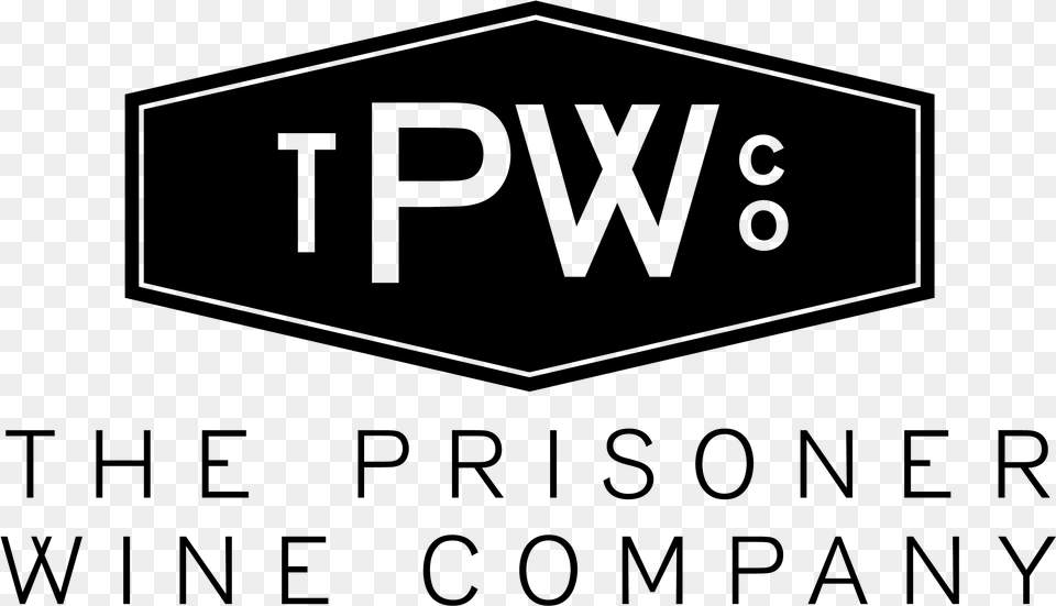 The Prisoner Wine Company Sign, Gray Png