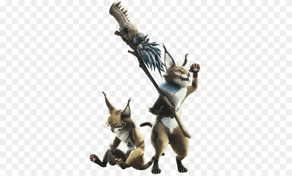 The Protagonist Of Last Video Game You Played Is A Weasel In Monster Hunter, Animal, Cat, Mammal, Pet Free Transparent Png