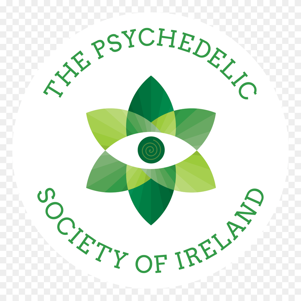 The Psychedelic Society Of Ireland Add Tagline, Green, Logo, Herbal, Herbs Free Png Download