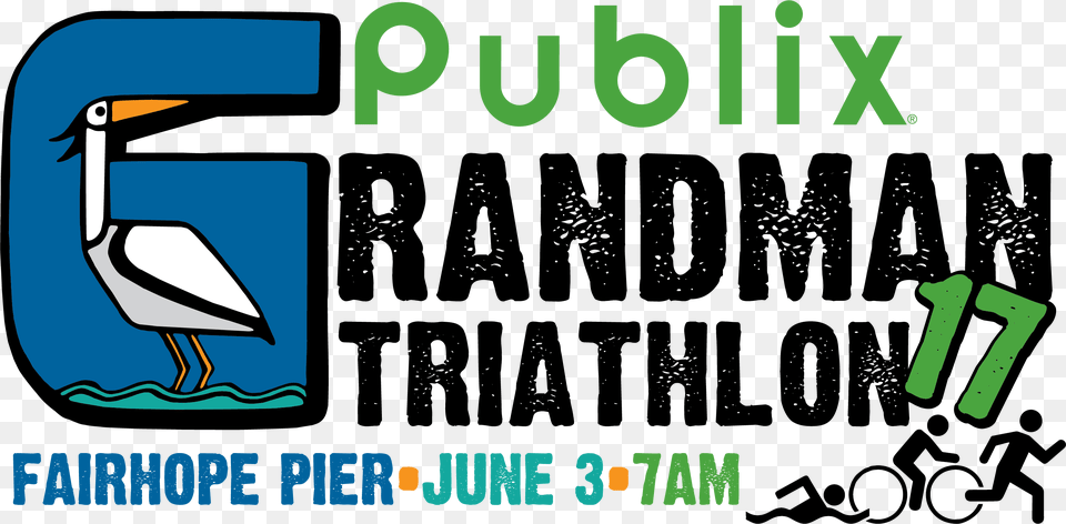 The Publix Grandman Triathlon Cadence 120 Bicycle Works Inc, Animal, Bird, Person, Waterfowl Free Png