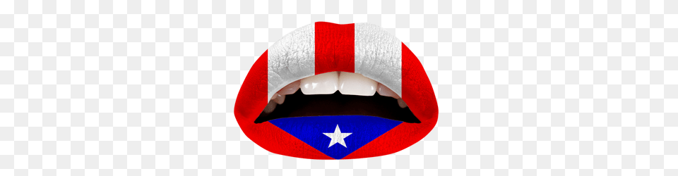 The Puerto Rican Flag Violent Lips, Body Part, Mouth, Person, Teeth Free Transparent Png