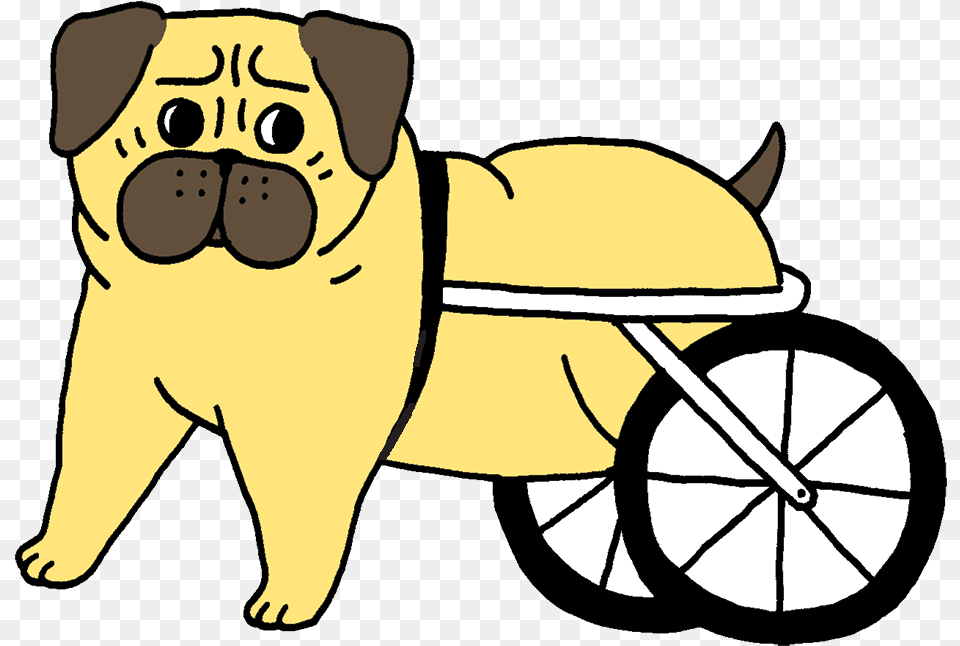 The Pug Crawl Is A Series Of Unfortunate Events Willamette Animated Puppy Gif, Machine, Wheel, Baby, Person Free Transparent Png