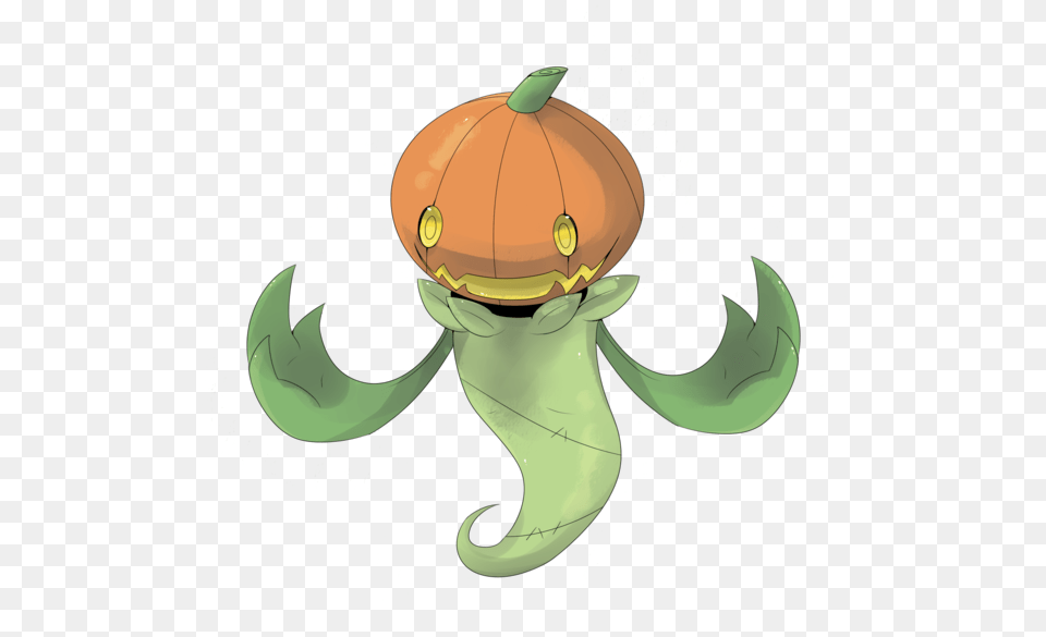 The Pumpkin Pokemon By Phantomania Graphic Pokemon That Looks Like A Pumpkin, Animal, Sea Life Free Png Download