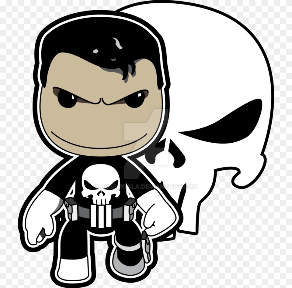 The Punisher, Stencil, Baby, Person, Face Png Image
