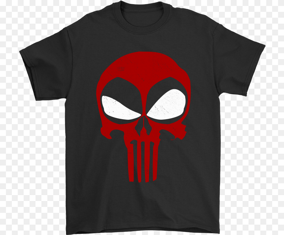 The Punisher And Deadpool Logo Mashup Shirts Glastonbury T Shirt 2019, Clothing, T-shirt Free Png
