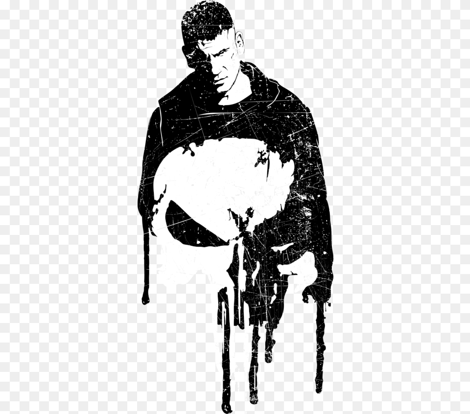 The Punisher Fan Art Daredevil Season 2 Marvel Netflix Punisher, Stencil, Adult, Male, Man Free Png