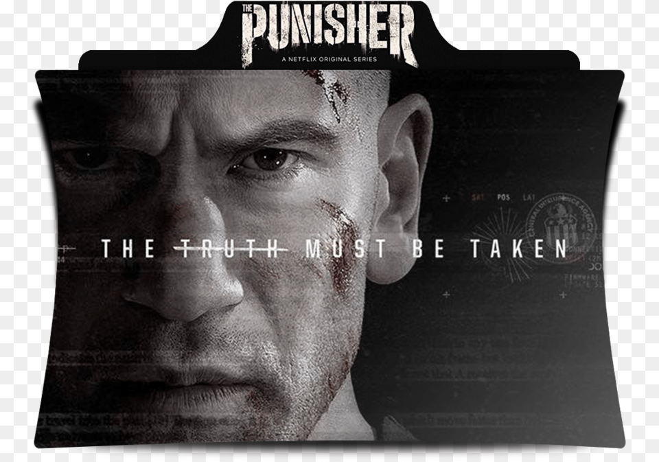The Punisher Netflix Logo Punisher Season 1 Itunes, Poster, Advertisement, Face, Head Free Png Download