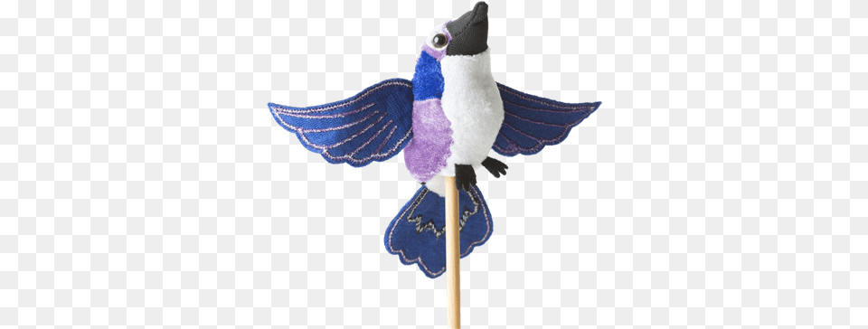 The Puppet Company Purple Hummingbird Decorative, Animal, Bird, Jay, Bluebird Png