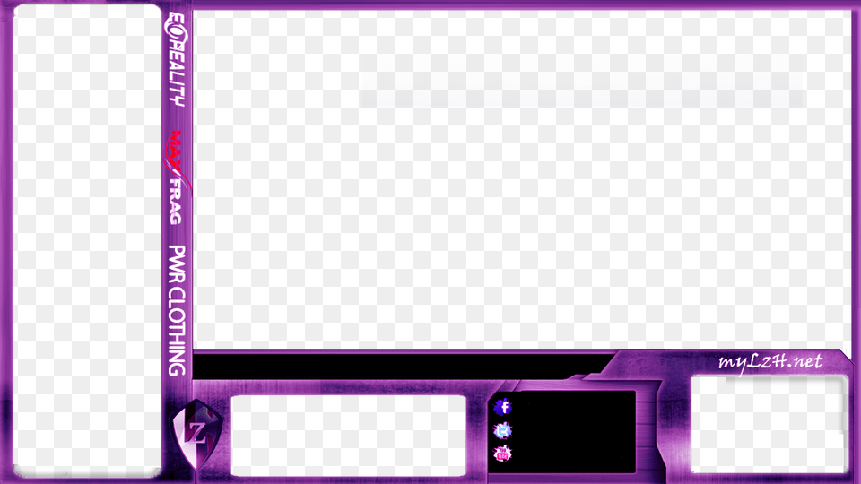 The Purple Overlay Edited Purple Stream Overlay Template, White Board, Electronics, Screen Png