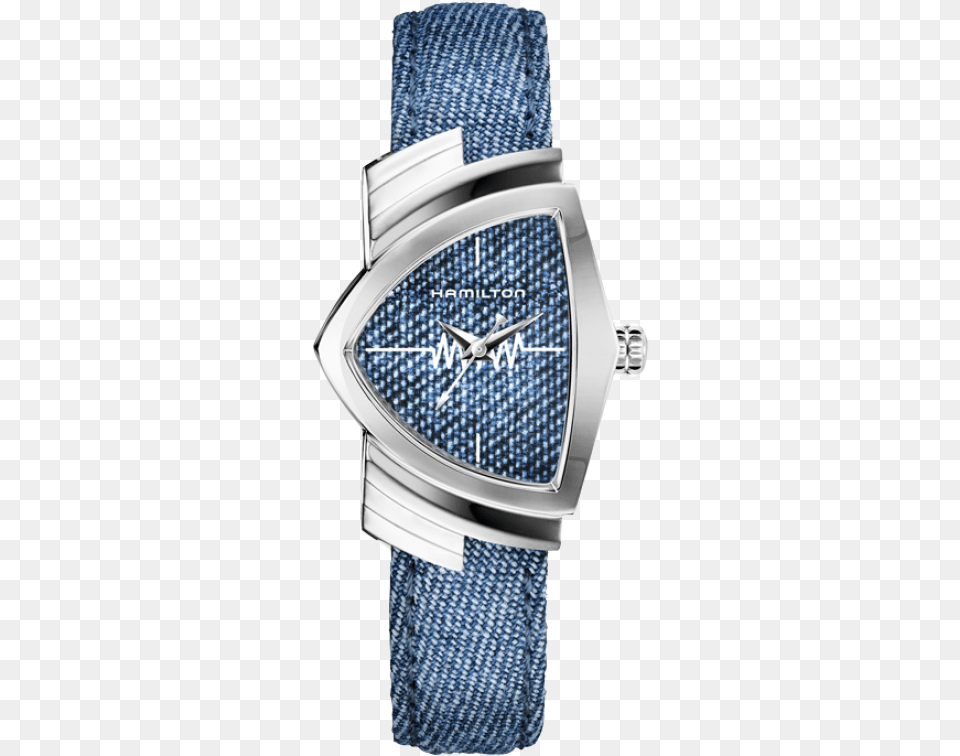 The Quartz Comes In A Stainless Steel Case And A Blue Ventura S, Arm, Body Part, Person, Wristwatch Png