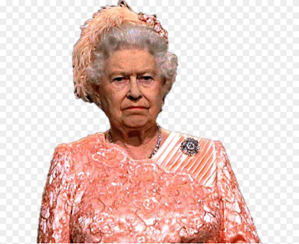 The Queen Queen Elizabeth Serious Face, Woman, Person, Lady, Female Free Png Download