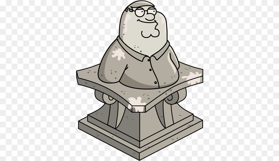 The Quest For Stuff Wiki Peter Griffin Statue, Baby, Person, Art, Face Free Png