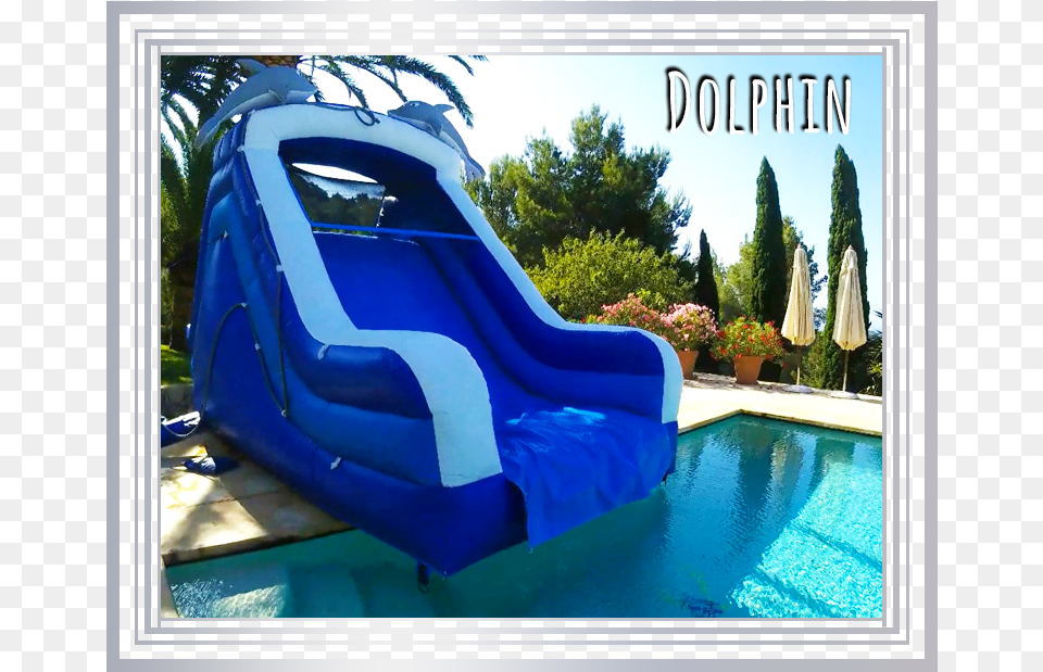 The Quotdolphin Inflatable, Slide, Toy, Water, Outdoors Png