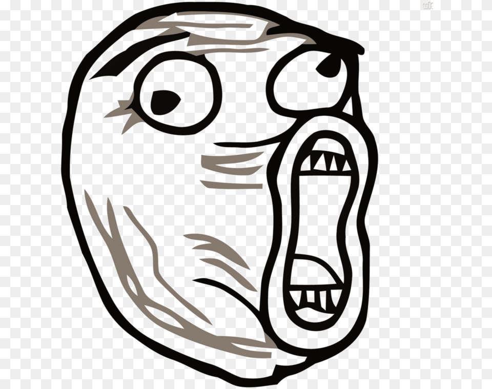 The Quotlol Guy Open Mouth Troll Face, Jar, Person Free Png