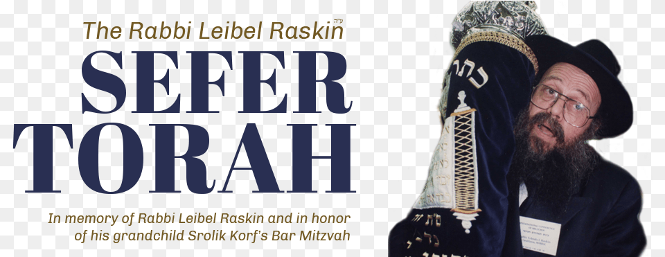 The Rabbi Leibel Raskin Sefer Torah University, Clothing, Hat, Adult, Person Png Image