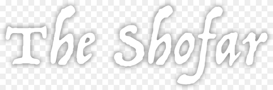 The Ramquots Horn Called The Shofar Is Blown On The Calligraphy, Text Png Image