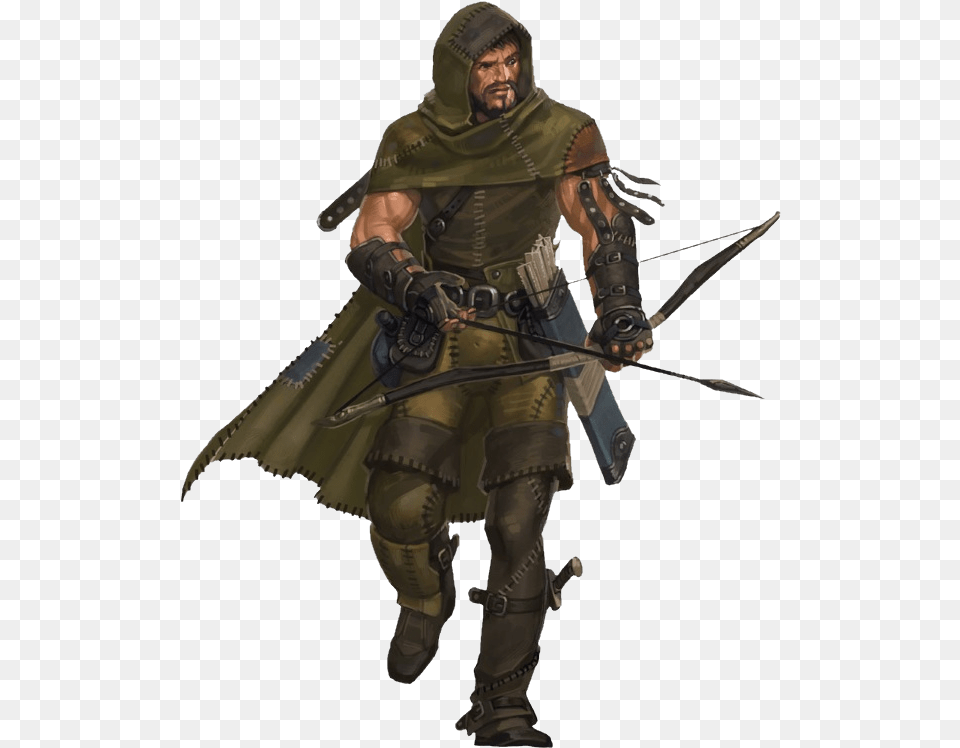 The Ranger Dungeons And Dragons Ranger, Archer, Archery, Bow, Person Free Png