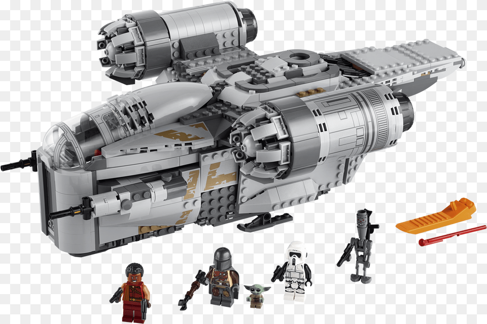 The Razor Crest Star Wars Buy Online Lego Star Wars Sets, Aircraft, Spaceship, Transportation, Vehicle Free Png