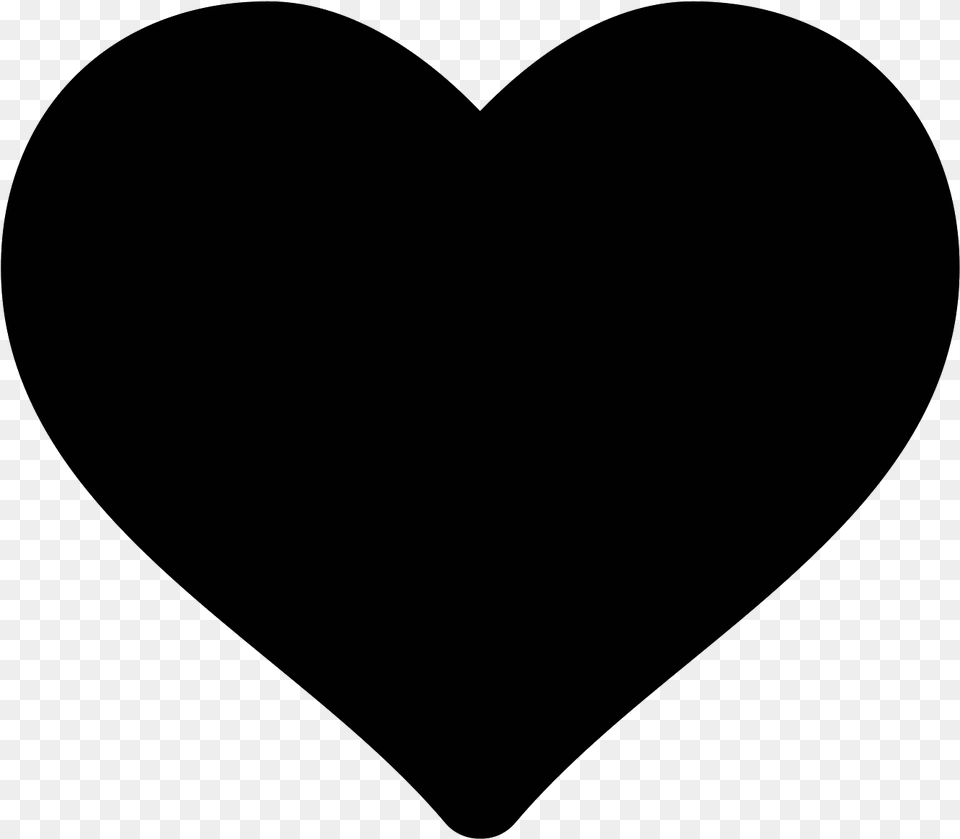 The Real Heart Solid Heart, Gray Free Transparent Png