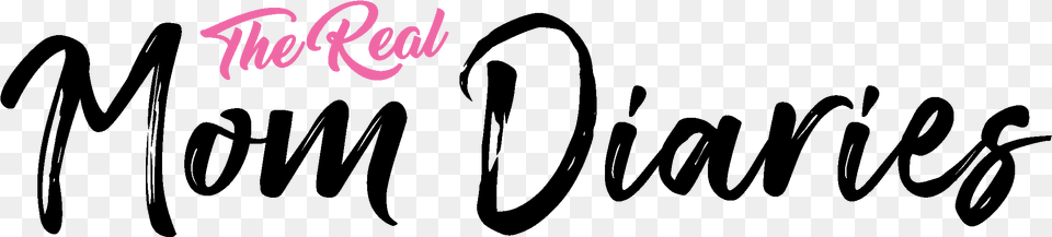 The Real Mom Diaries Calligraphy, Text, Logo Free Png