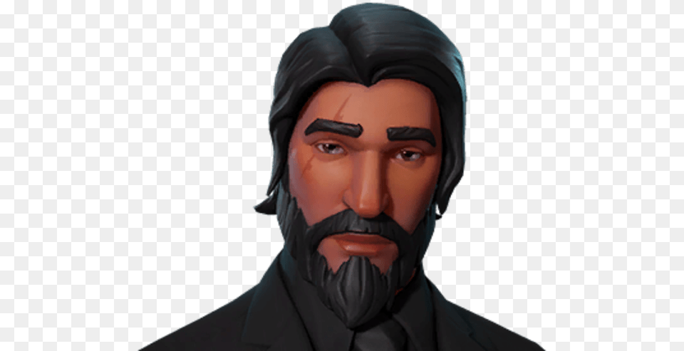 The Reaper John Wick Fortnite Skin, Face, Head, Person, Photography Png