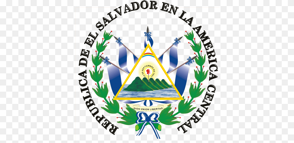 The Reason We Have 5 Volcanoes In Our Flag Isn39t Because Escudo El Salvador, Badge, Logo, Symbol, Emblem Free Png Download