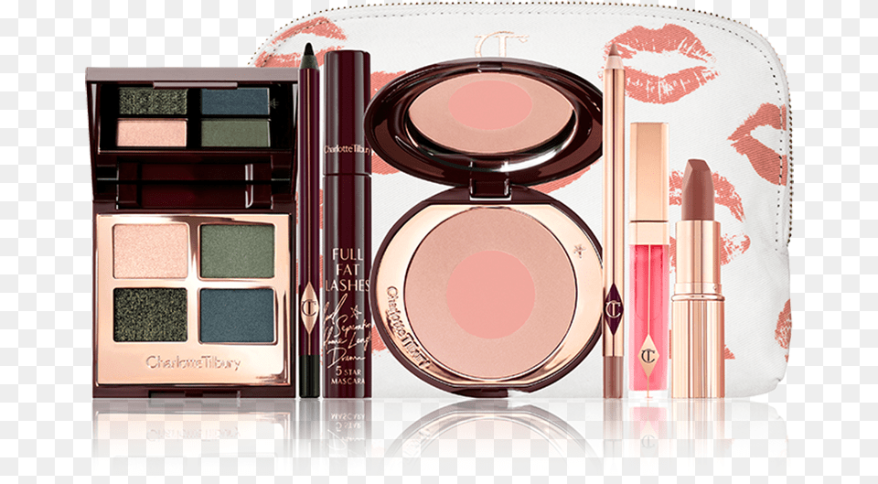 The Rebel With Bag Packshot Charlotte Tilbury Sofia Bella Set, Cosmetics, Lipstick, Face, Head Free Transparent Png