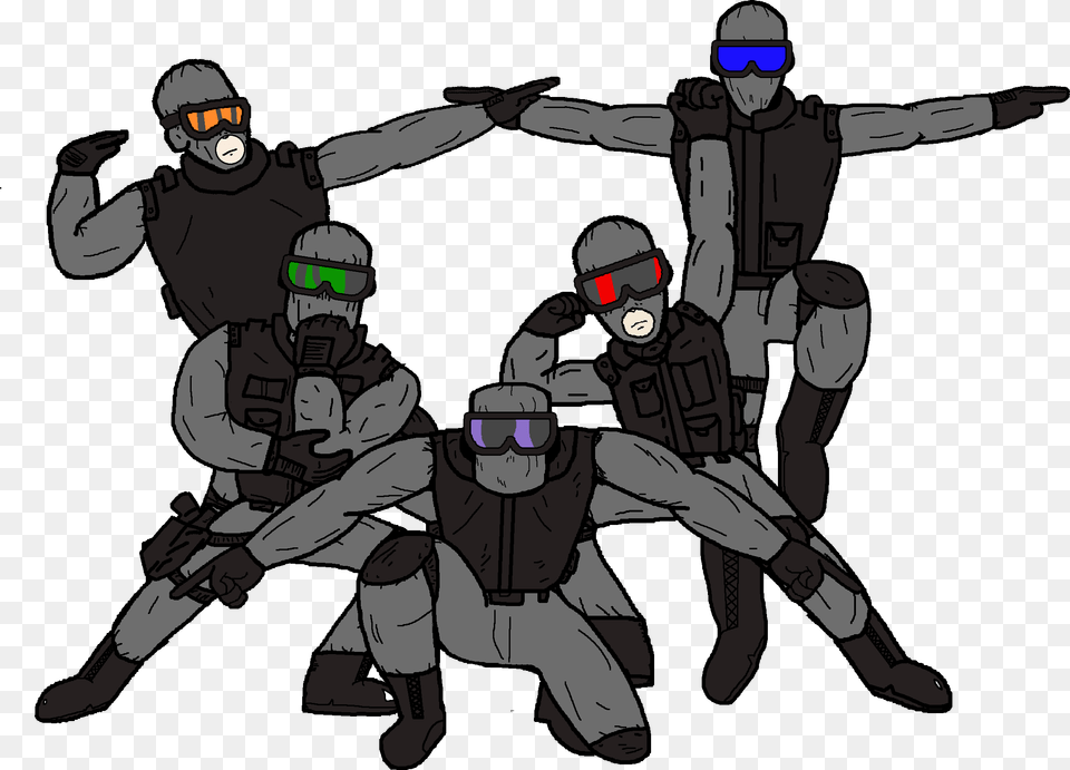 The Recruit Force, Person, People, Swat Team, Armor Png Image