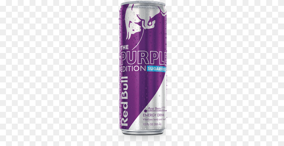The Red Bull Purple Edition Sugarfree Red Bull Purple Edition, Can, Tin Free Transparent Png