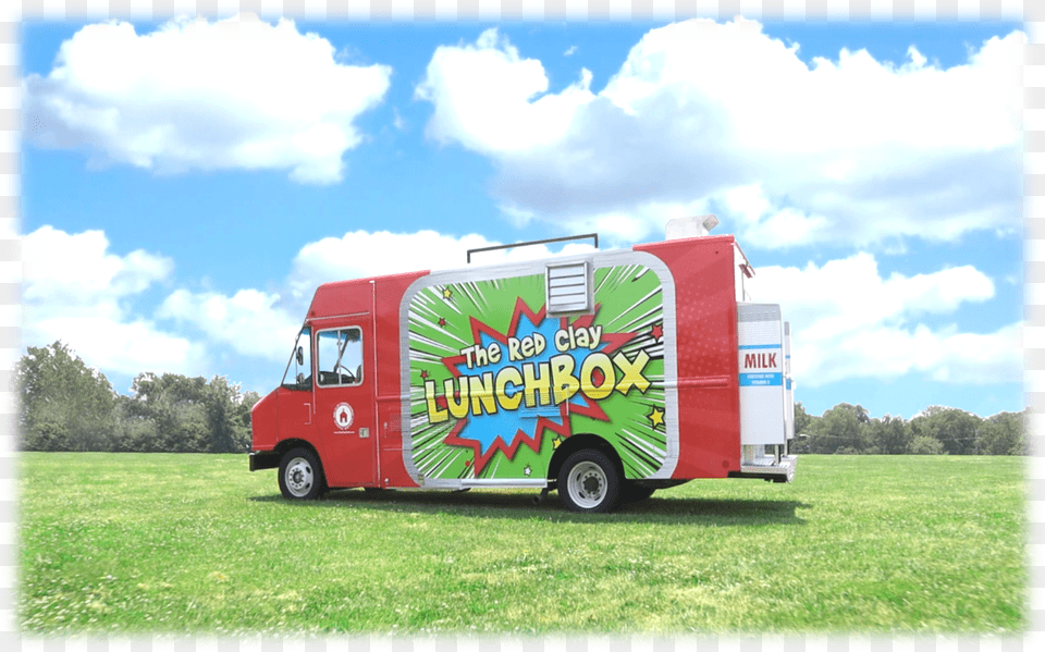 The Red Clay Lunch Box Outside School, Grass, Plant, Machine, Wheel Free Png Download