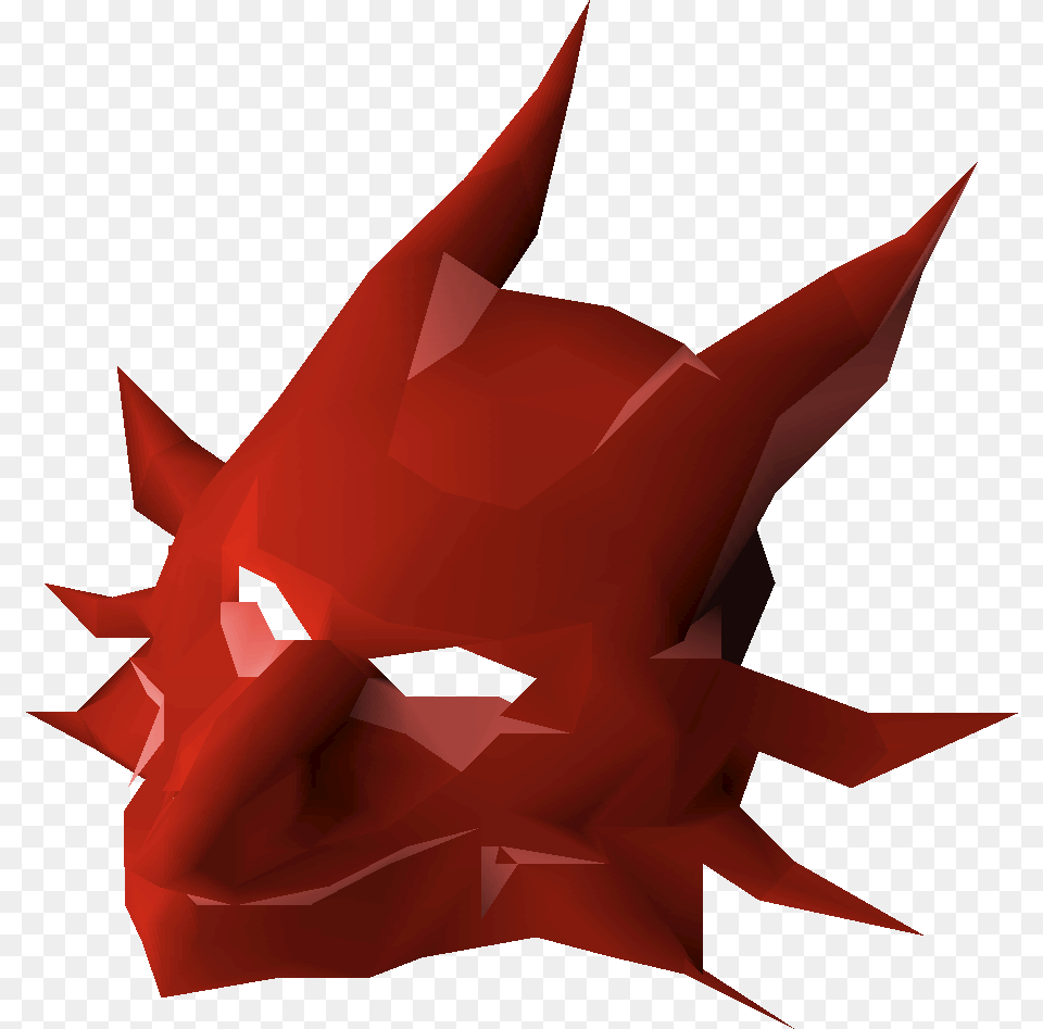 The Red Dragon Mask Is A Cosmetic Reward From Level Dragon Mask, Animal, Fish, Sea Life, Shark Free Transparent Png