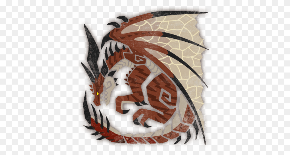 The Red Dragon Mhworld Kiranico Monster Hunter Safi Jiiva Icon, Ammunition, Grenade, Weapon Png Image