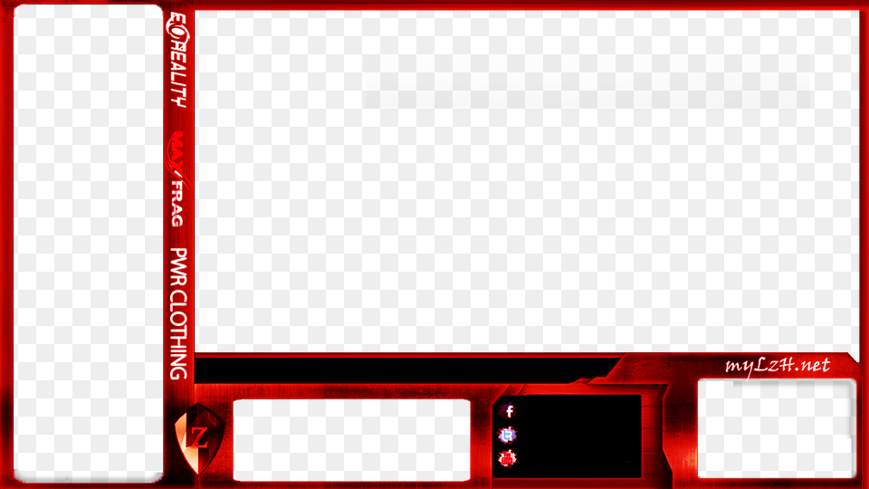 The Red Overlay Edited Speedrun Twitch Overlay, Appliance, Device, Electrical Device, Microwave Free Png