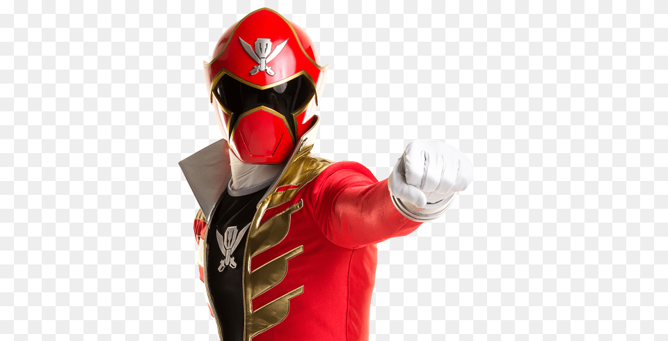 The Red Ranger From Power Rangers Megaforce, Helmet, Adult, Male, Man Png