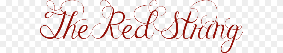 The Red String Estacio Uno, Text, Handwriting Free Transparent Png