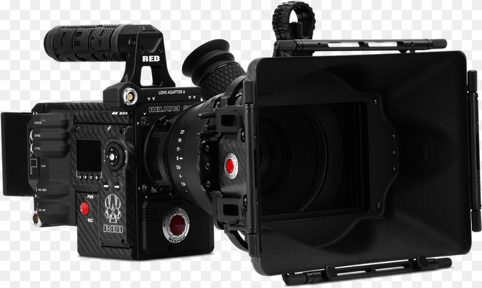 The Red Weapon Camera Features The Compact And Intuitive Red Helium 8k Camera, Electronics, Video Camera, Digital Camera, Machine Png Image