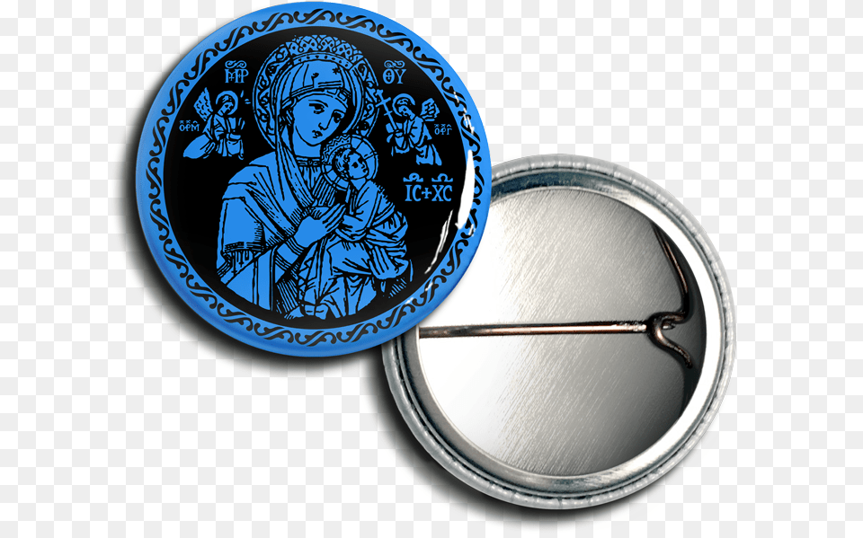The Refuge And The Hope Of Sinners Buttonclass Our Lady Of Perpetual Help, Accessories, Baby, Person, Face Png