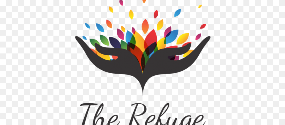 The Refuge Is A Group That Goes To Feed The Homeless, Art, Graphics, Logo, Confetti Free Png Download