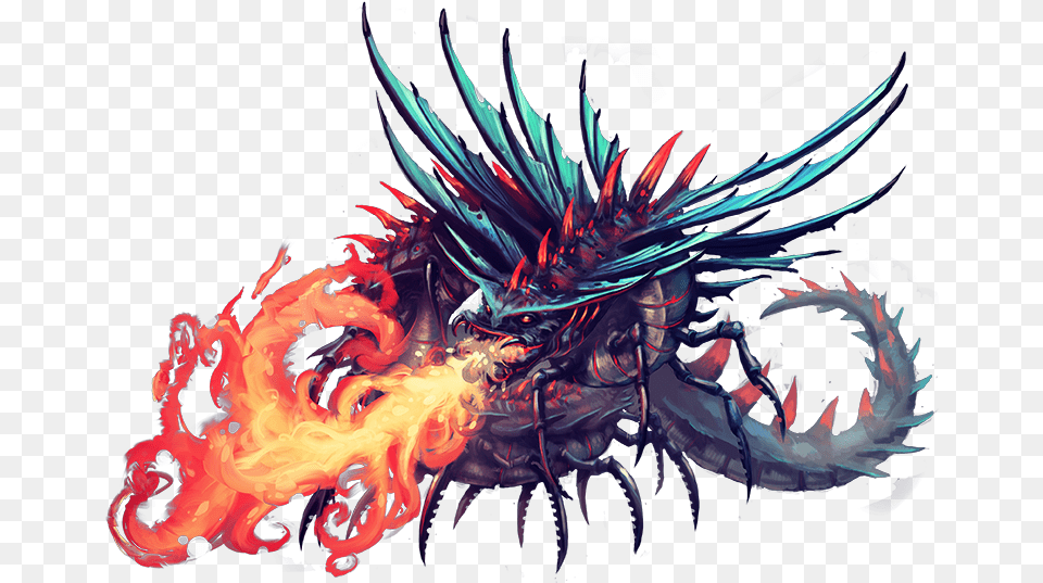 The Remorhaz Is Terribly Awesome Remorhaz Dnd Art, Dragon, Pattern, Animal, Food Free Png