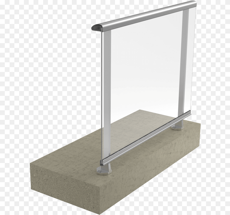 The Rest Of The Components Are Installed On This System Detalles De Anclajes De Barandillas, Handrail, Electronics, Screen, Bus Stop Free Transparent Png