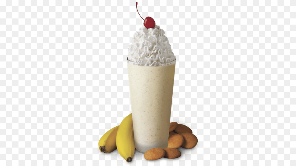 The Restorative Power Of The Chick Fil A Banana Pudding Milkshake, Produce, Plant, Milk, Juice Free Png