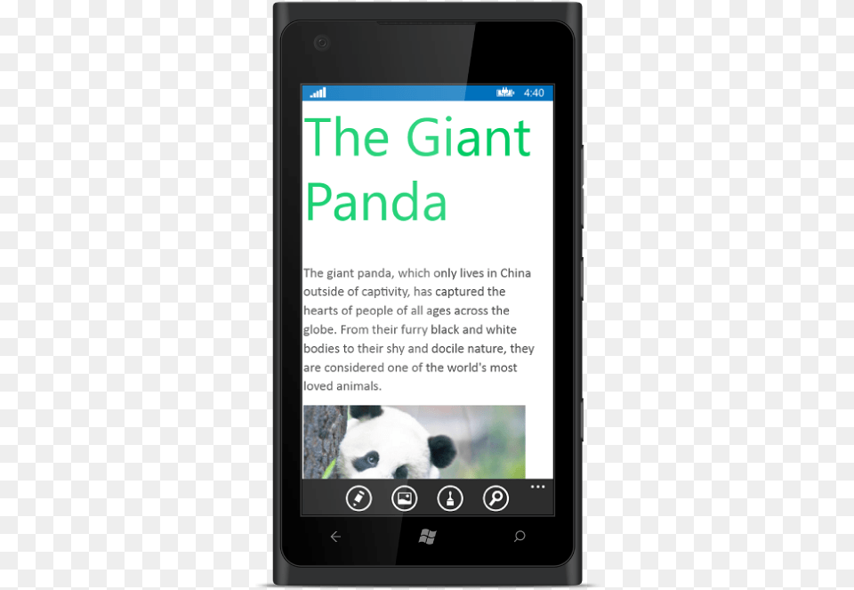 The Rich Text Box Control For Windows Phone Lets You Online Rich Text Editor, Electronics, Mobile Phone, Animal, Bear Png