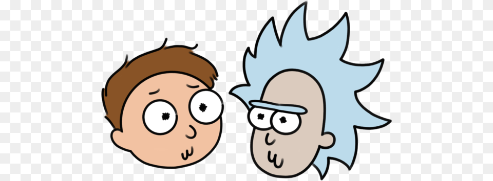 The Rick And Morty Face By Pixieminnow Rick And Morty Clipart, Head, Person, Baby, Cartoon Png Image