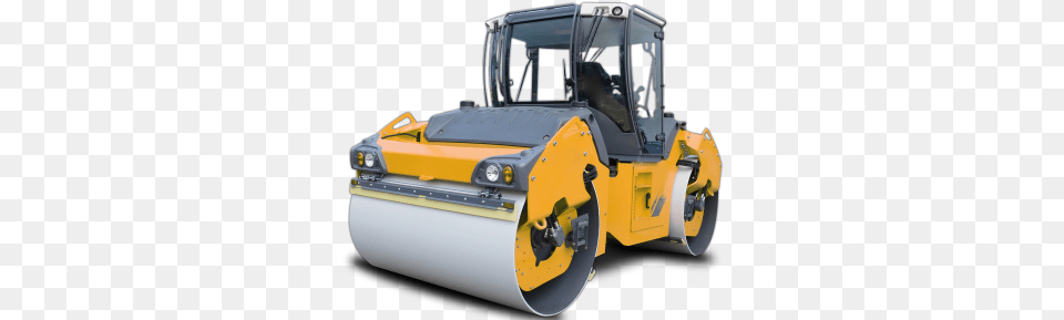 The Right Equipment For Clean And Professional Paving Asphalt Roller, Machine, Bulldozer Png