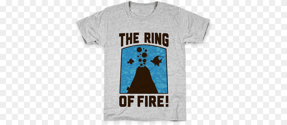 The Ring Of Fire Kids T Shirt Shirt Sayings Full Size Active Shirt, Clothing, T-shirt Free Transparent Png
