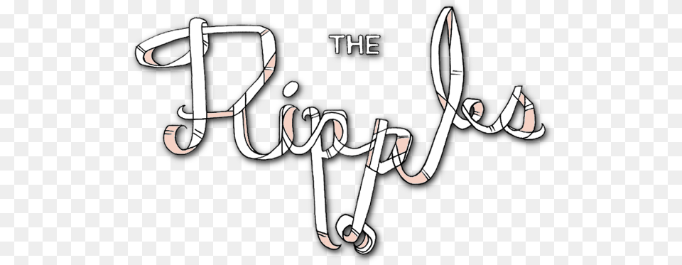 The Ripples Calligraphy, Handwriting, Text, Smoke Pipe Png Image