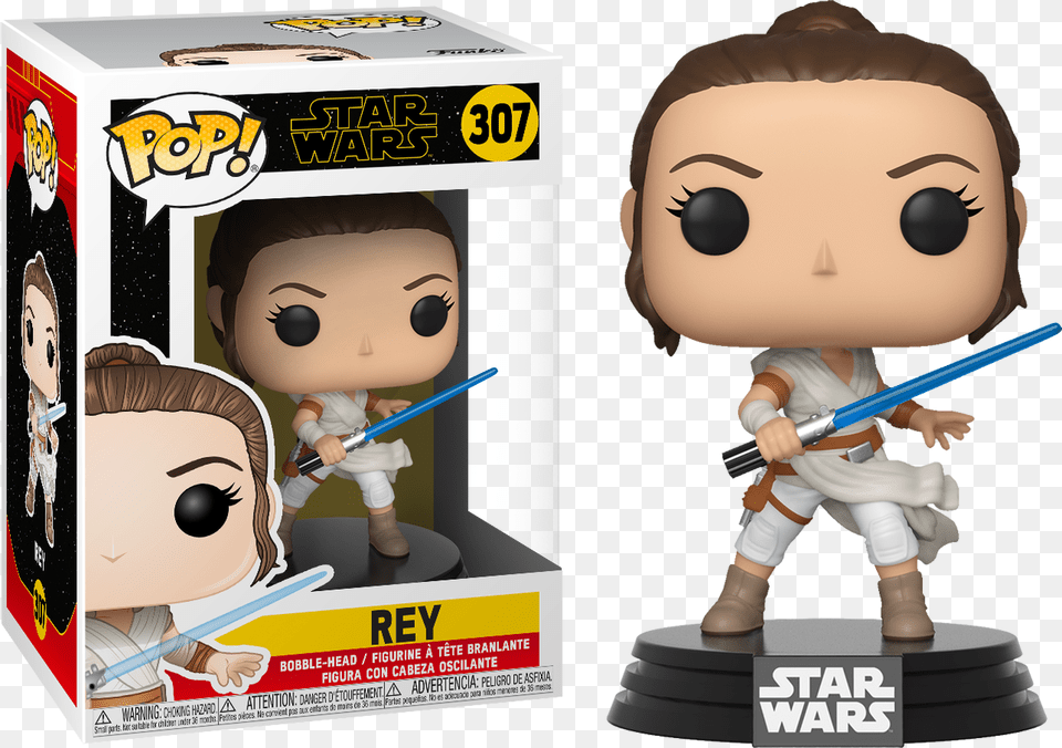 The Rise Of Funko Pop Rey Star Wars, Baby, Figurine, Person, Face Free Png Download