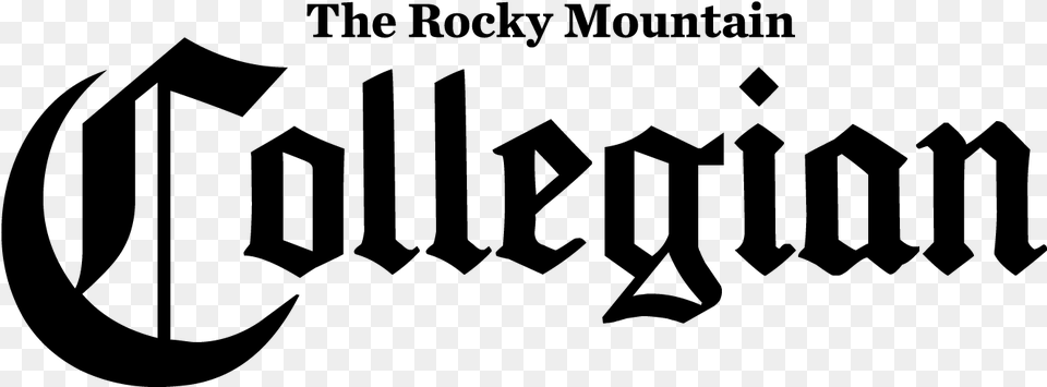 The Rocky Mountain Collegian Rocky Mountain Collegian Logo, Gray Free Transparent Png