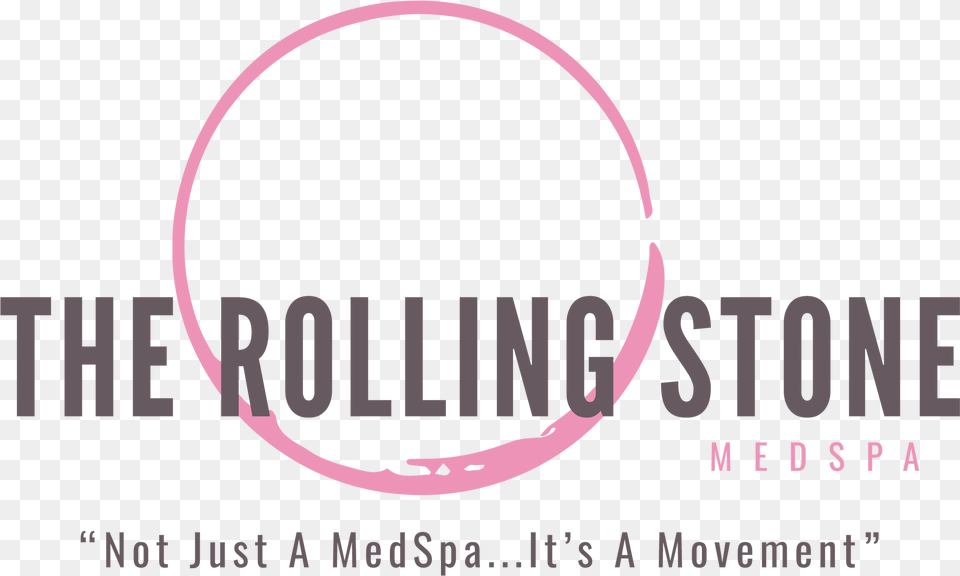 The Rolling Stone Medspa Logo With Tagli Graphic Design, Hoop Free Transparent Png
